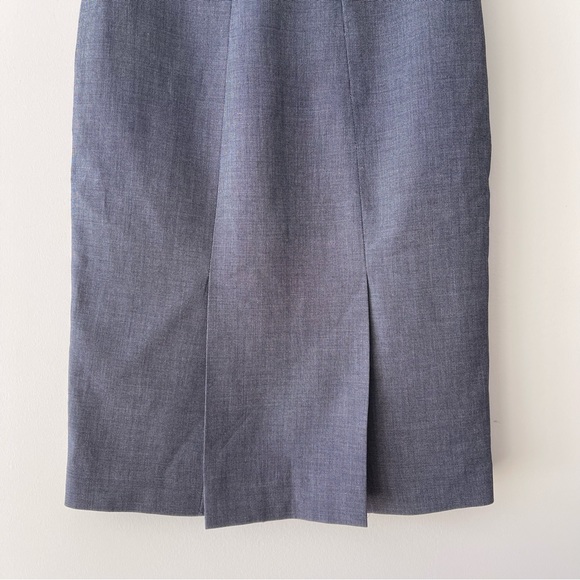 TAVAN & MITTO TAILORED SKIRT in Navy - Picture 4 of 7